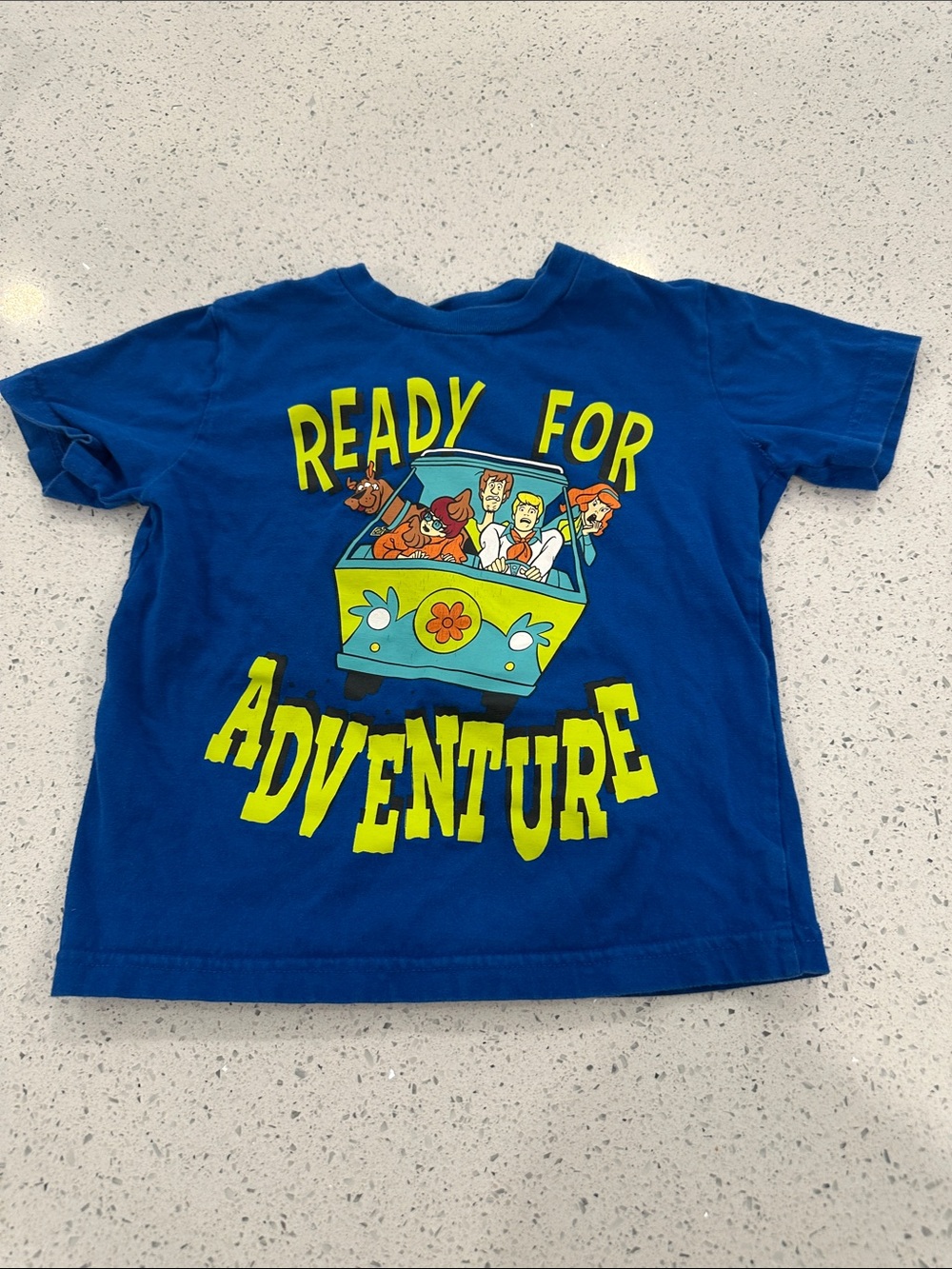 Ready For Adventure Blue Short Sleeve Kids Tee